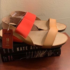 Tameka Elastic Quarter Strap Sandal, Neon Pink